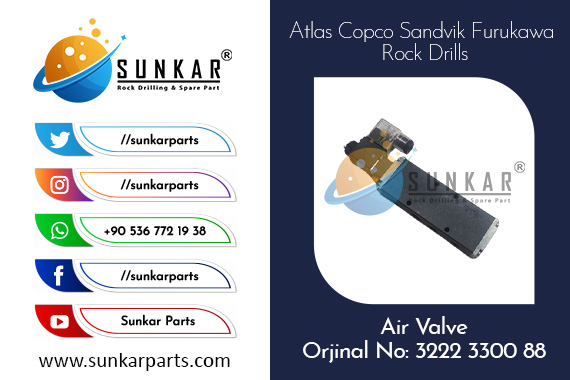 Atlas Copco Air Valve 3222 3300 88