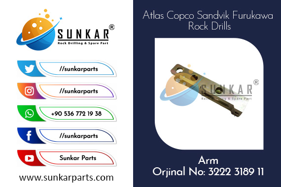 Atlas Copco Arm 3222 3189 11