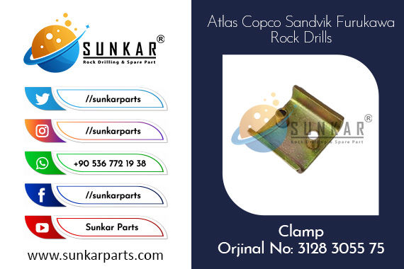 Atlas Copco Clamp 3128 3055 75