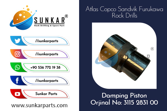 Atlas Copco Damping Piston 3115 2831 00