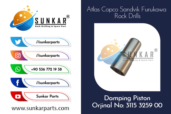 Atlas Copco Damping Piston 3115 3259 00