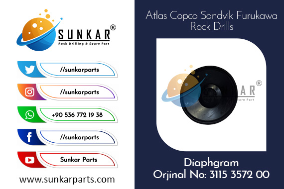 Atlas Copco Diaphgram 3115 3572 00