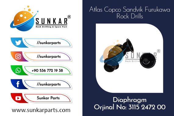 Atlas Copco Diaphragm 3115 2472 00