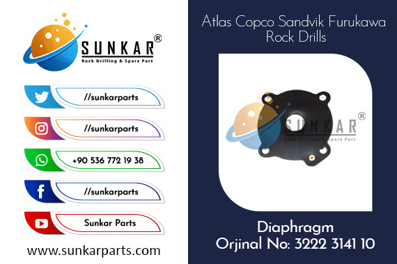 Atlas Copco Diaphragm 3222 3141 10