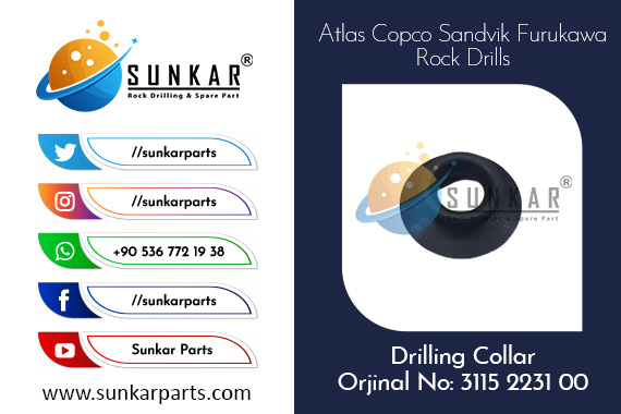 Atlas Copco Drilling Collar 3115 2231 00 