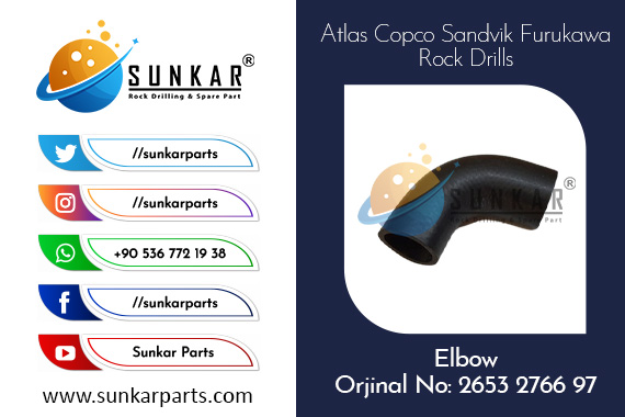 Atlas Copco Elbow 2653 2766 97 