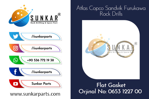 Atlas Copco Flat Gasket 0653 1227 00 