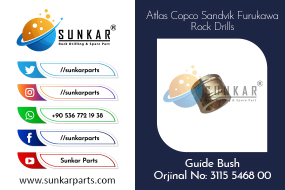 Atlas Copco Guide Bush 3115 5468 00 