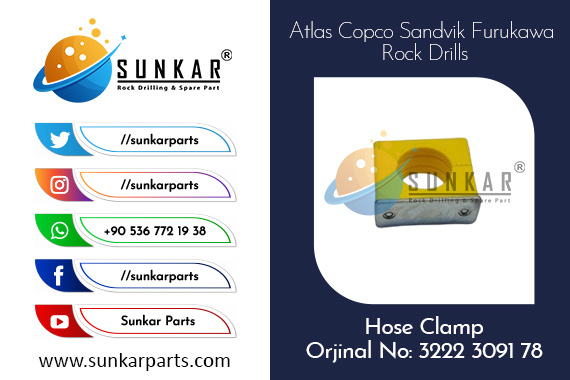 Atlas Copco Hose Clamp 3222 3091 78
