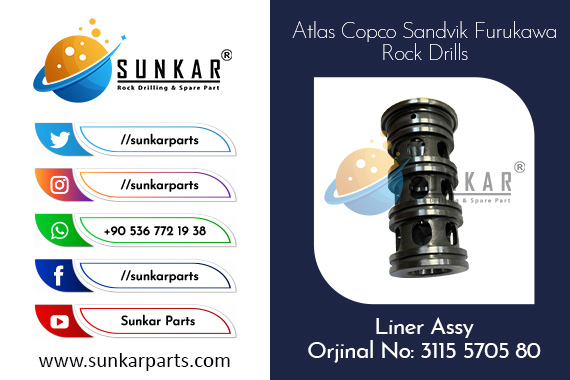 Atlas Copco Liner Assy 3115 5705 80