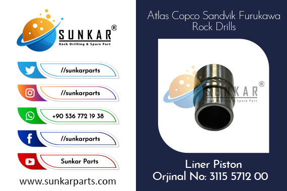 Atlas Copco Liner Piston 3115 5712 00 