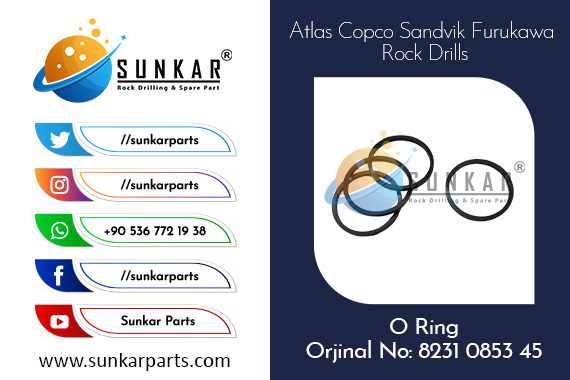 Atlas Copco O Ring 8231 0853 45