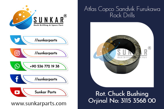 Atlas Copco Rot Chuck Bushing 3115 3568 00