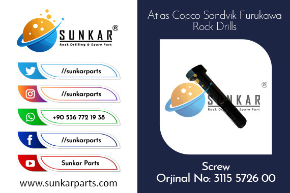 Atlas Copco Screw 3115 5726 00