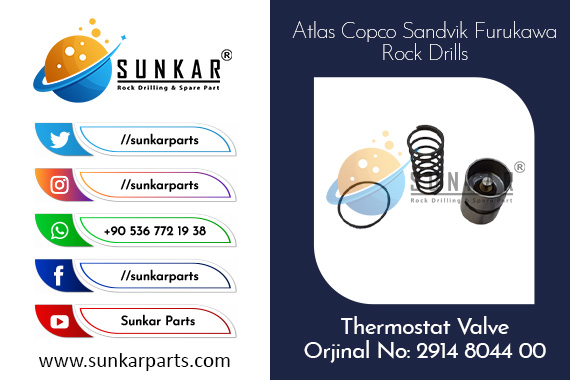 Atlas Copco Thermostat Valve 2914 8044 00