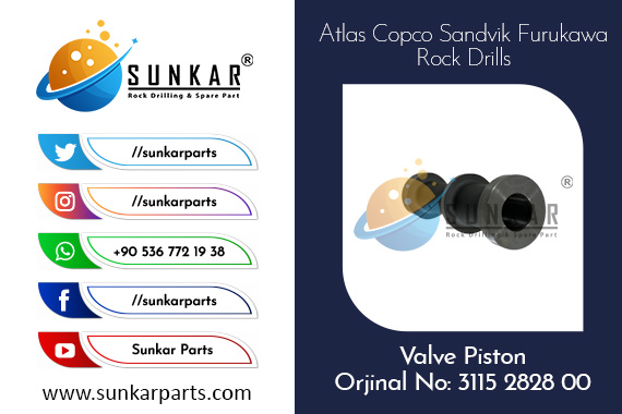 Atlas Copco Valve Piston 3115 2828 00