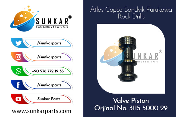 Atlas Copco Valve piston 3115 5000 29