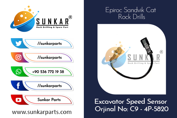 Cat Excavator Speed Sensor c9-4p-5820