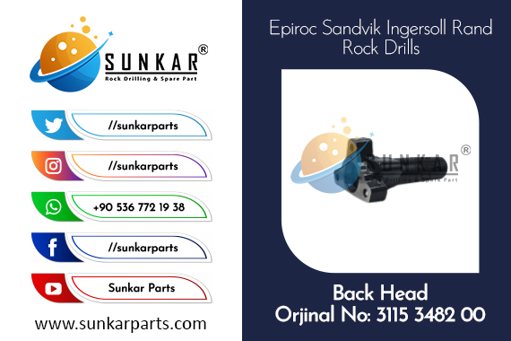 Epiroc Back Head 3115 3482 00