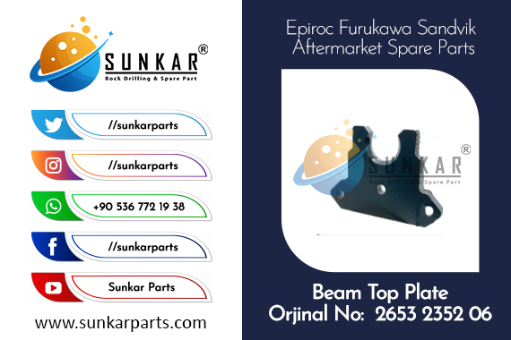 Epiroc Beam Top Plate 2653 2352 06
