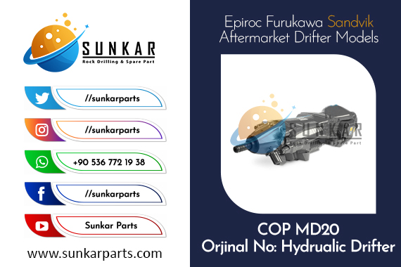 Epiroc COP MD20 Hydrualic Drifter