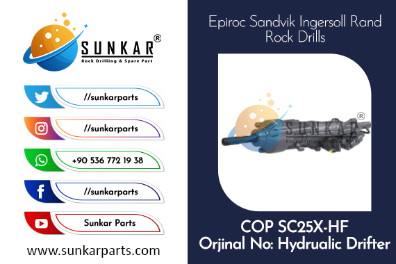 Epiroc Cop SC25X-HF Hydraulic Drifter