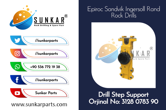 Epiroc Drill Steel Support 3128 0783 90