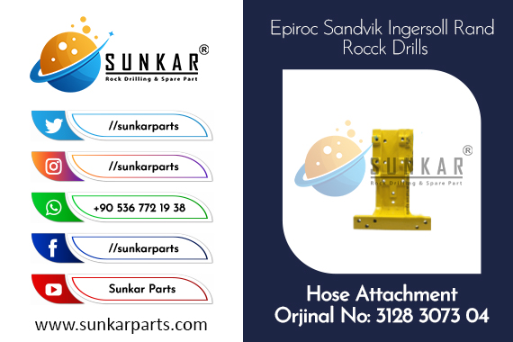 Epiroc Hose Attachment 3128 3073 04