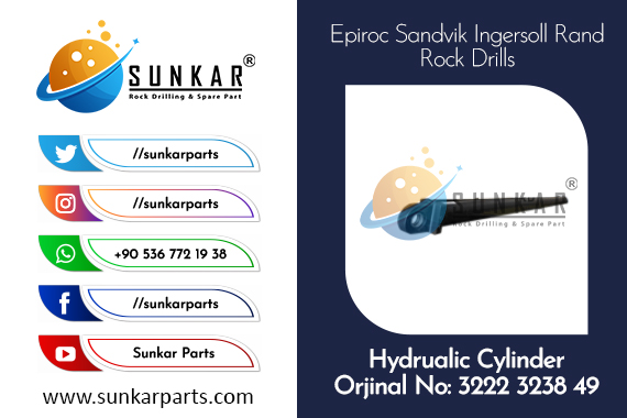 Epiroc Hydraulic Cylinder 3222 3238 49