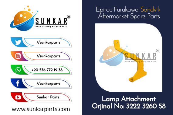 Epiroc Lamp Attacchment 3222 3260 58