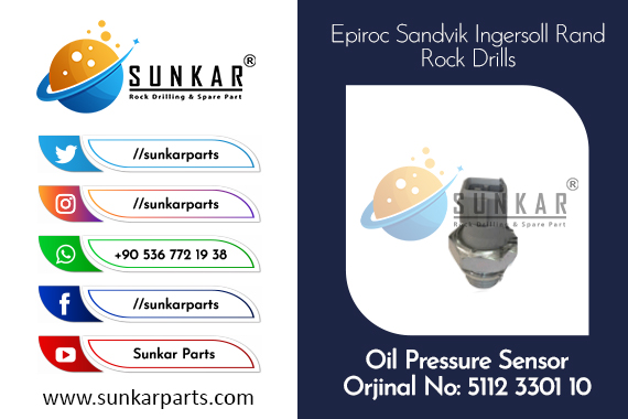 Epiroc Oil Pressure Sensor 5112 3301 10