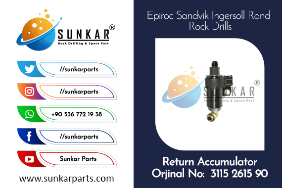 Epiroc Return Accumulator 3115 2615 90