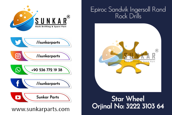 Epiroc Star Wheel 3222 3103 64