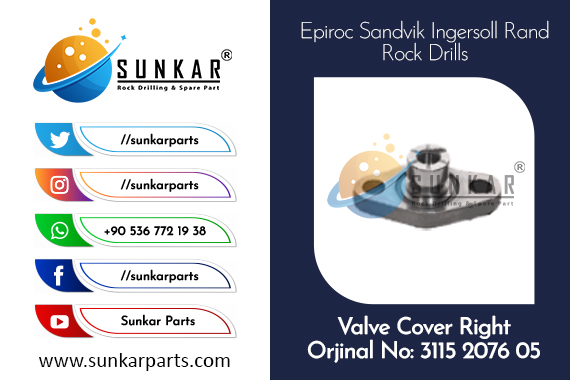 Epiroc Valve Cover Right 3115 2076 05