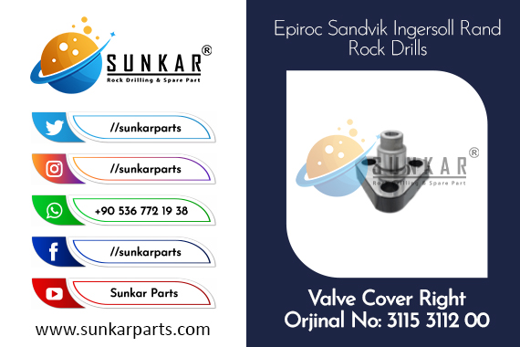 Epiroc Valve Cover Right 3115 3112 00