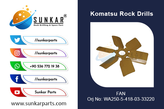 KOMATSU FAN WA250 5 418 03 33220  