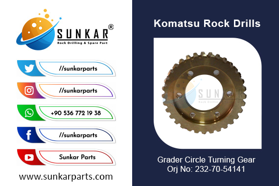 Komatsu GRADER CIRCLE TURNING 232 70 54141