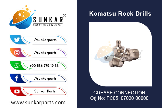 KOMATSU GREASE CONNECTION PC05  07020 00000 