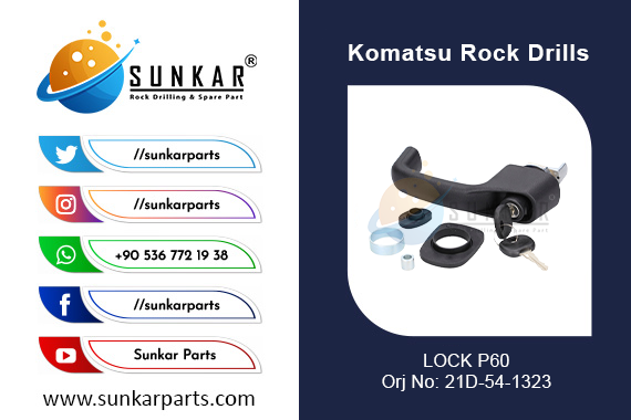 KOMATSU LOCK P60 WB93S 21D 54 1323 