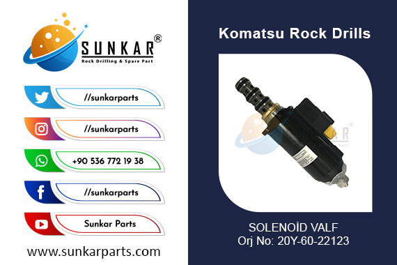 KOMATSU SOLENOID VALF PC240NL 6  20Y 60 22123 