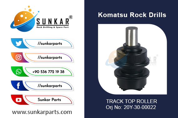 KOMATSU TRACK TOP ROLLER PC210LC-7K 20Y 30 00022 