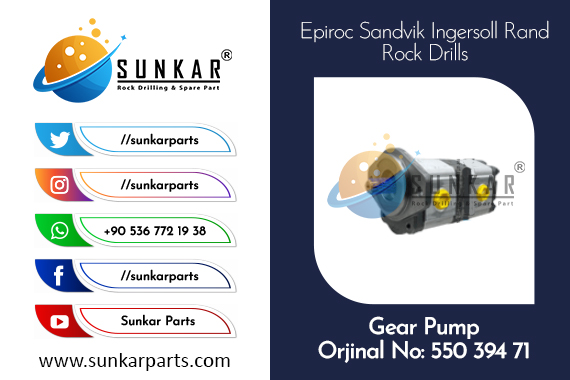 Sandvik Gear Pump 550 394 71