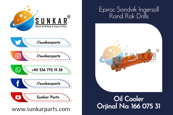 Sandvik Oil Cooler 166 075 31