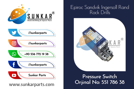 Sandvik Pressure Switch 551 786 38