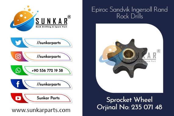 Sandvik Sprocket Wheel 235 071 48