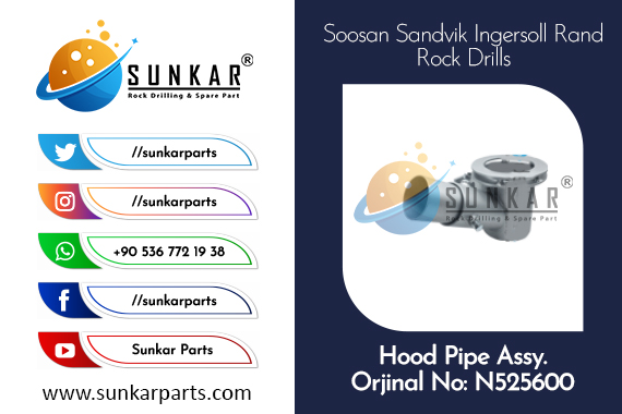 Soosan Hood Pipe Assy N525600