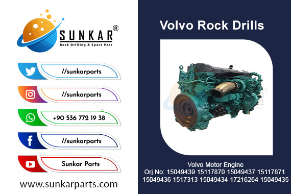 Volvo Motor Engine 15049439 15117870 15049437 15117871 15049436 1517313 15049434 17216264 15049435
